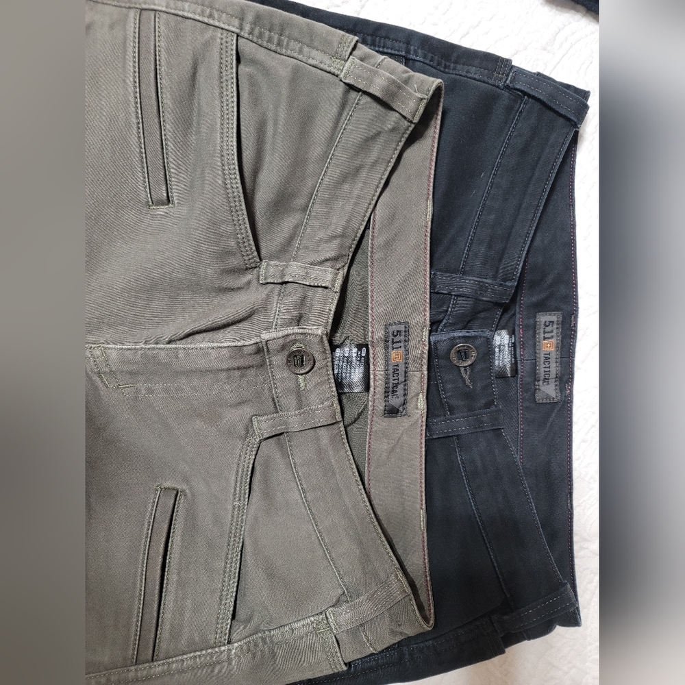 5.11 Tactical Work Gear Microsand Finish Wyldcat Pants, Zippered Leg 64019